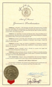 Proclamation - Missouri