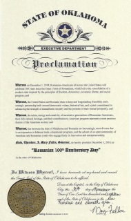 Proclamation - Oklahoma